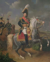 ジャンラップ将軍（1771-1821）1816年の馬術の肖像